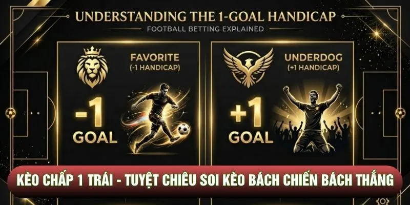 Kèo chấp 1 trái - Tuyệt chiêu soi kèo bách chiến bách thắng