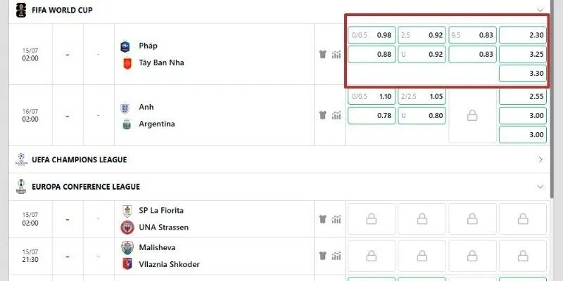 Nhận định Pháp vs Tây Ban Nha - Bảng kèo nhà cái
